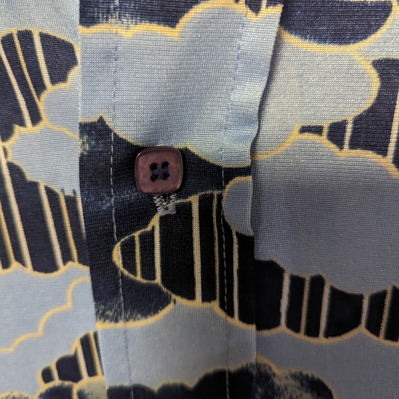 Awesome 70's Button Down Dress Casual.  Men's XL  17-17 1/2 - Picture 2 of 5